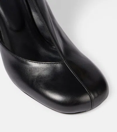 Lemaire 80mm Almond Toe Ankle Boots In Black