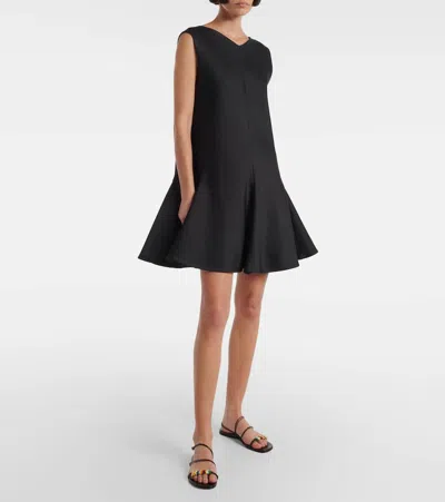 Khaite Loop Flat Sandals With Beads Black In Multi