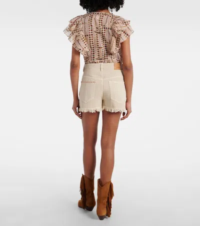 Isabel Marant Étoile Lesia Shorts In Beige