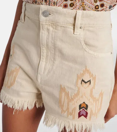 Isabel Marant Étoile Lesia Shorts In Beige