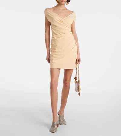 Jacquemus Kiss Block Heel Mules In Neutrals