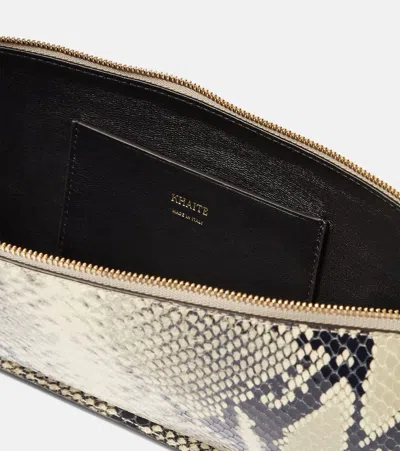 Khaite Natural Lori Baguette Bag In Beige