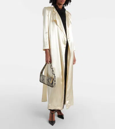 Khaite Natural Lori Baguette Bag In Beige