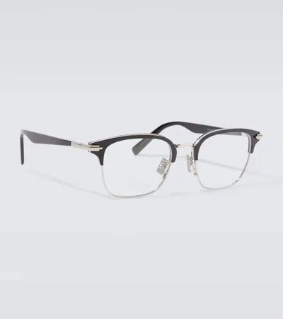 Dior Blacksuit Rectangular Glasses In Black