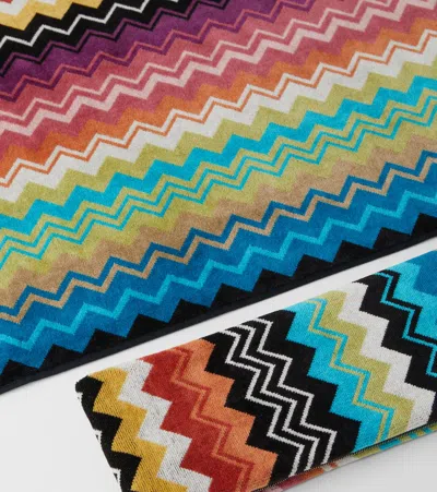 Missoni Giacomo Hand Towel And Bath Towel Set In Multicoloured