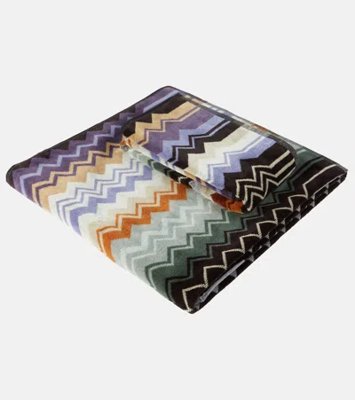 Missoni Giacomo Hand Towel And Bath Towel Set In Multicoloured
