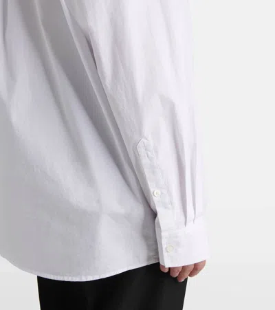 Totême Toteme Striped Cotton-poplin Shirt In White