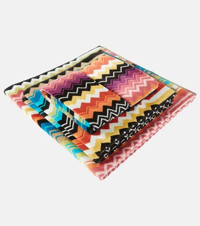 Missoni Giacomo Set Of 5 Towels In Multicoloured