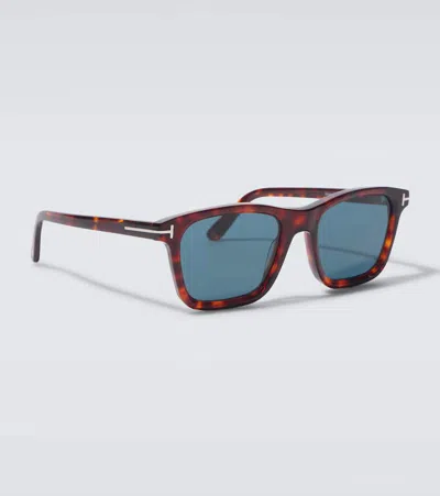 Tom Ford Barron 54mm Square Sunglasses In Multi
