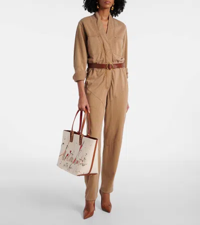 Christian Louboutin Tote Cabata Large Aus Canvas Mit Leder In Multicolor