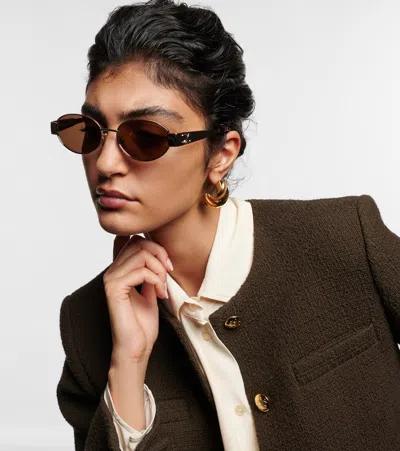 Celine Cl40235u28e - Yellow In Brown