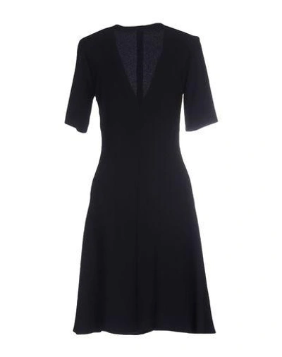 Shop Joseph Short Dress In Dark Blue