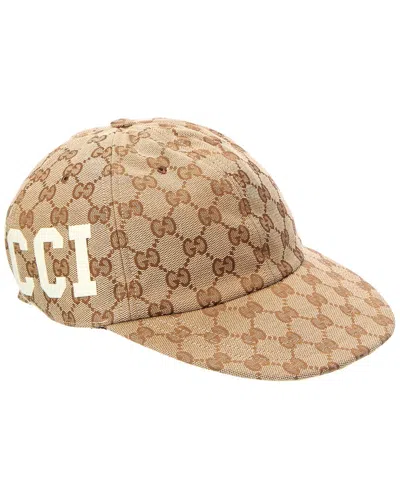Gucci Baseball Cap In Beige