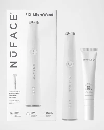 Nuface Fix Microwand Starter Kit In Transparent