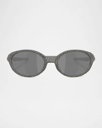 Oakley Eyejacket Redux 58mm Rectangular Sunglasses In Gray