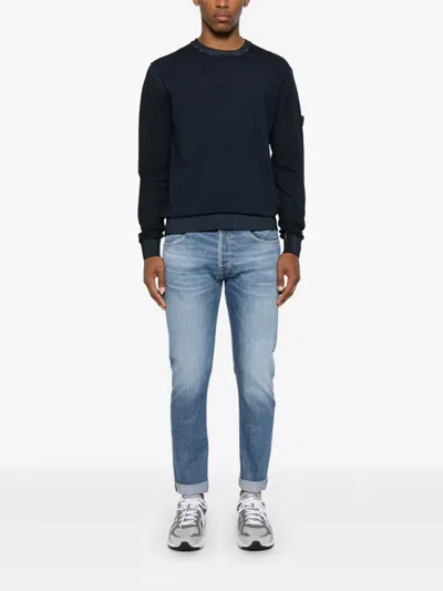 Dondup Belt-loop Jeans In Blue