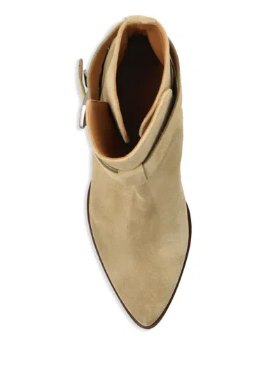 Isabel Marant 60mm Suede Ankle Boots In Multi
