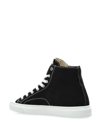 Vivienne Westwood High Top Canvas Plimsoll Cotton Canvas Black 11-45 Men