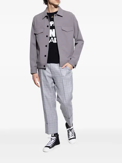 Vivienne Westwood High Top Canvas Plimsoll Cotton Canvas Black 11-45 Men