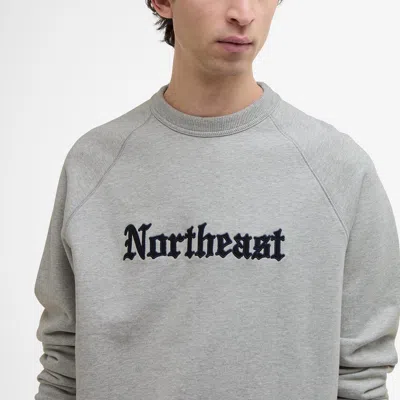 Barbour Northeast Sweatshirt Gray  X Noah In Grey