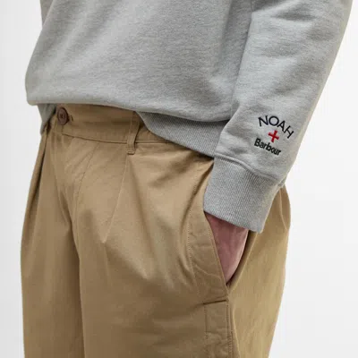 Barbour Northeast Sweatshirt Gray  X Noah In Grey