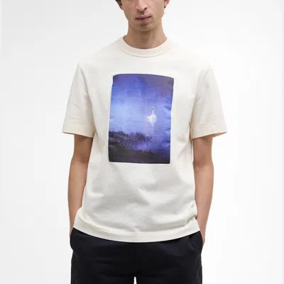 Barbour X Noah Archive Swan T-shirt In White