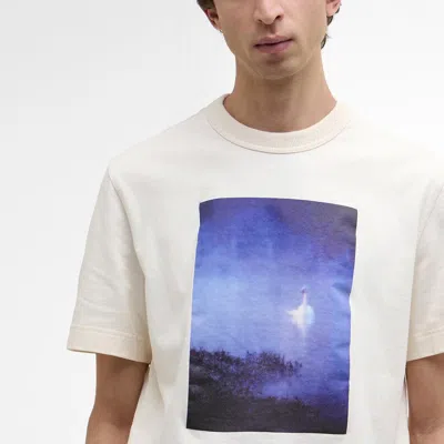 Barbour X Noah Archive Swan T-shirt In White