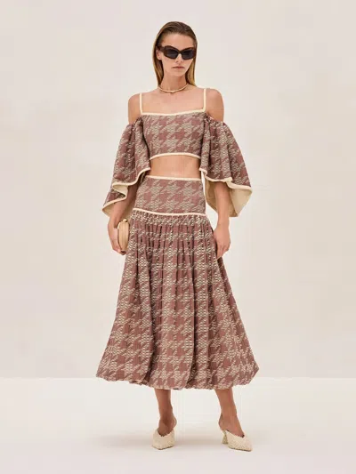 Alexis Osam Skirt In Sienna