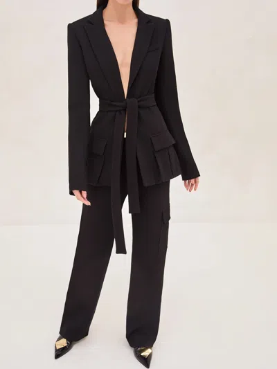 Alexis Bartan Jacket In Black