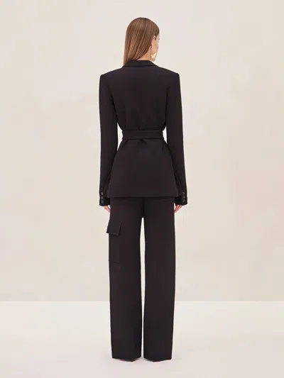 Alexis Bartan Jacket In Black
