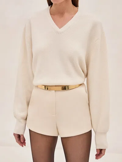 Alexis Harte Shorts In Ivory
