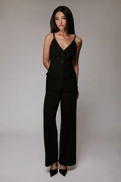 Bardot Ellera Long Line Vest In Black