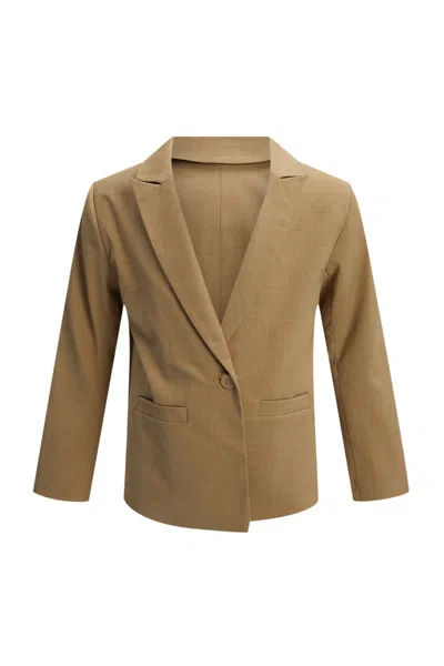 Bardot Junior Kids' Boys Charles Blazer In Sand