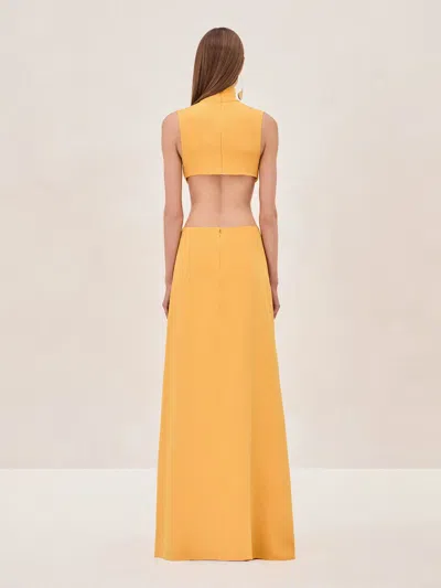 Prague Long Dress In Gold