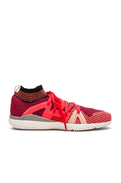 Adidas By Stella Mccartney Crazymove Bounce Trainers In Pink Passion & Turbo & Red
