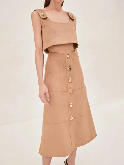 Alexis Sinead Skirt In Tan