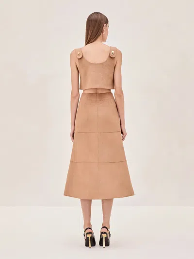 Alexis Sinead Skirt In Tan