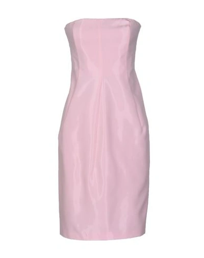 Shop Jil Sander Short Dresses In Pink