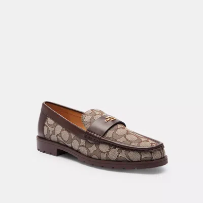 Coach Janie Loafer In Brown