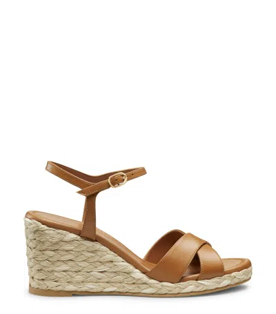 Stuart Weitzman 75mm Dayna Espadrilles In Brown