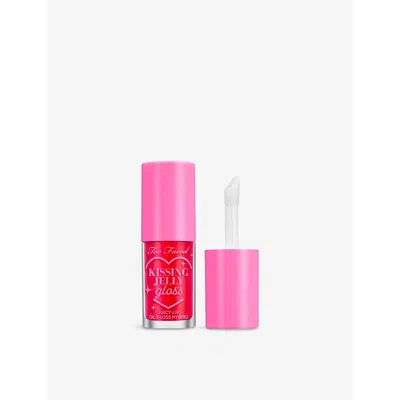 Too Faced Cherry Pie Kissing Jelly Lip Oil Gloss 5ml In Cherry Pie