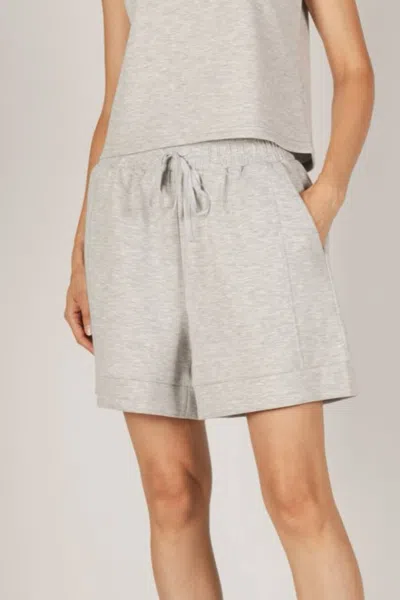 P.cill Lounge Short In Heather Grey In Grey