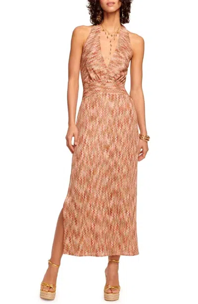 Ramy Brook Henrietta Knit Halter Dress In Pink