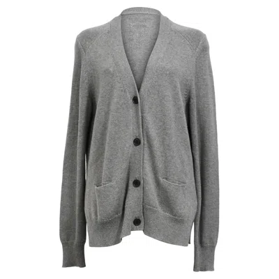 Isabel Marant Etoile Buttoned Cardigan In Grey Wool In Grey