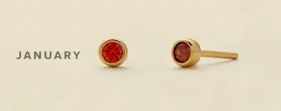 Made By Mary November Birthstone Stud Earrings In Multi
