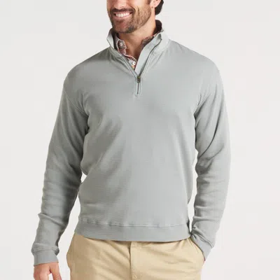 Southern Marsh Copperton Waffle Vintage Pullover In Light Gray In Multi