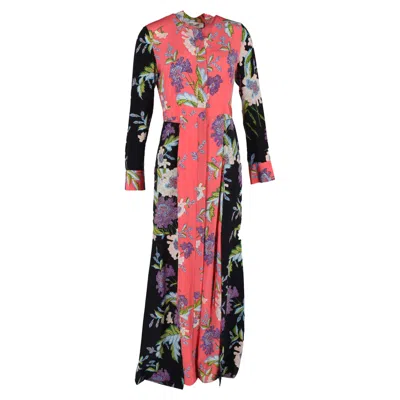 Diane Von Furstenberg Curzon Printed Maxi Dress In Multicolor Silk In Multi