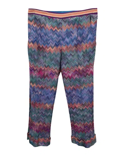 Missoni Zig Zag Culottes In Multicolor Rayon In Multi