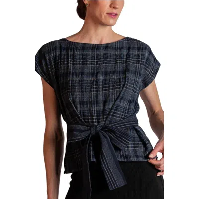 Revir Indira Top In Black In Black