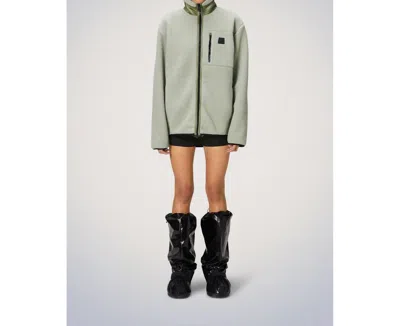 Rains Yermo Fleece Jacket T1 In Earth In Beige